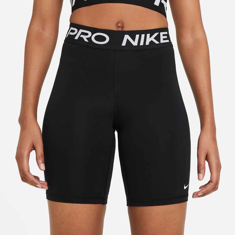 Дамски шорти за тренировка Nike Pro 365 8" black/white 3