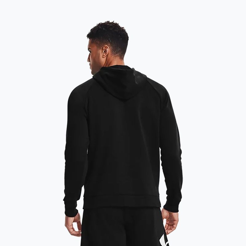 Мъжки потник с качулка Under Armour Rival Fleece Big Logo Hd black 1357093 3