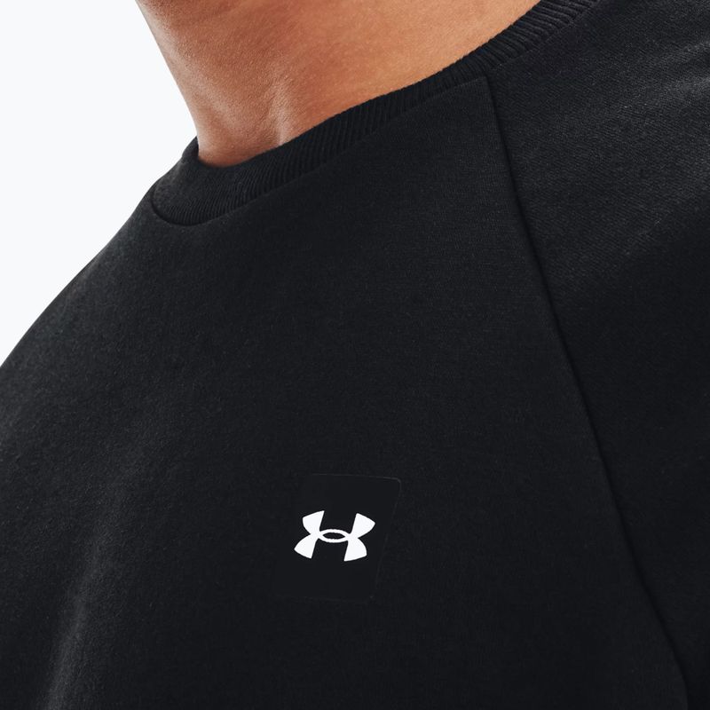 Under Armour мъжки суитшърт за тренировки Rival Fleece Crew черен 1357096 3