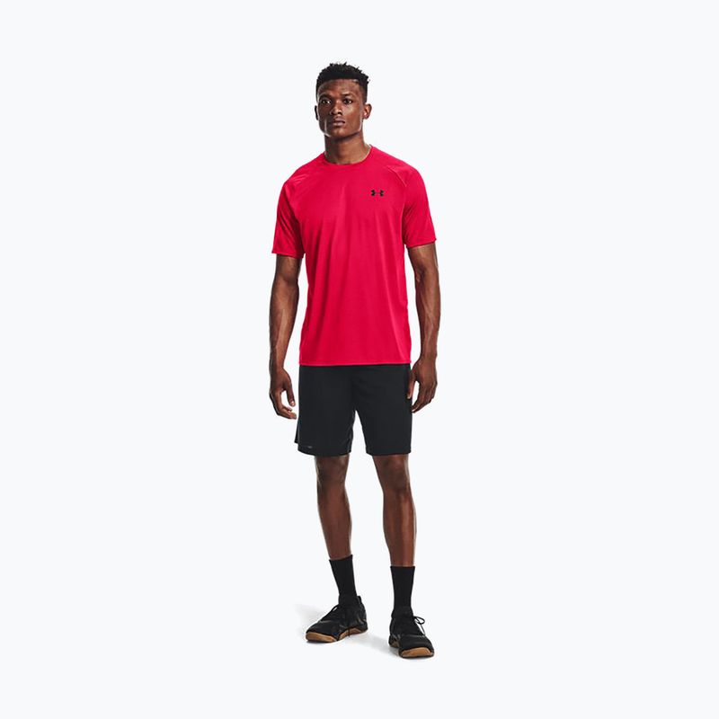 Мъжка тренировъчна тениска Under Armour UA Tech 2.0 SS Tee Новинарско червено 1345317 2