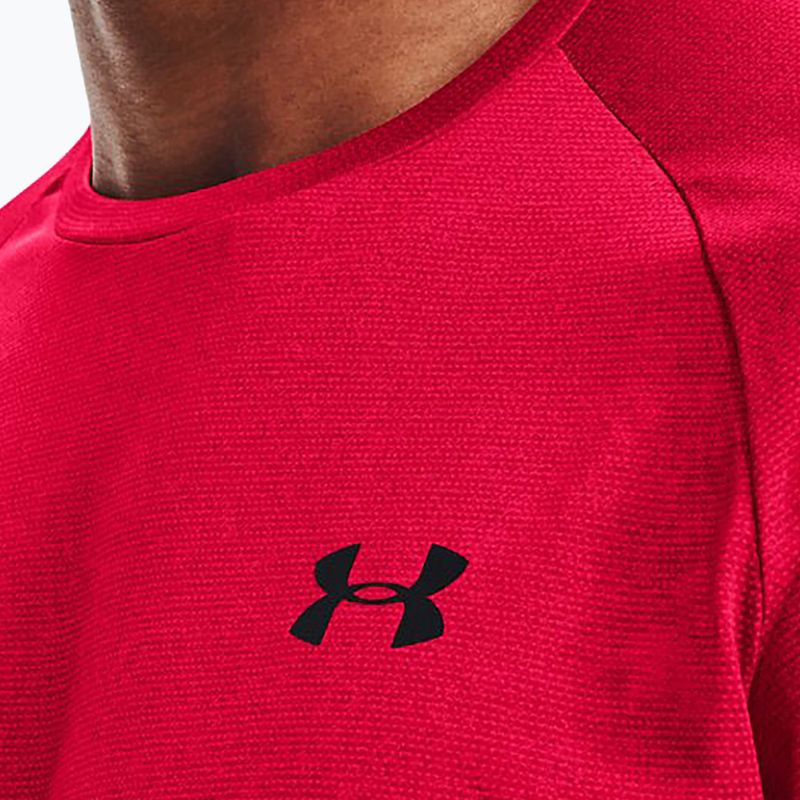 Мъжка тренировъчна тениска Under Armour UA Tech 2.0 SS Tee Новинарско червено 1345317 4