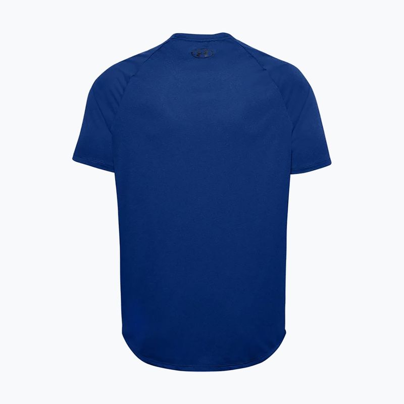 Мъжка тренировъчна тениска Under Armour UA Tech 2.0 SS Tee Новинарско синьо 1345317 6