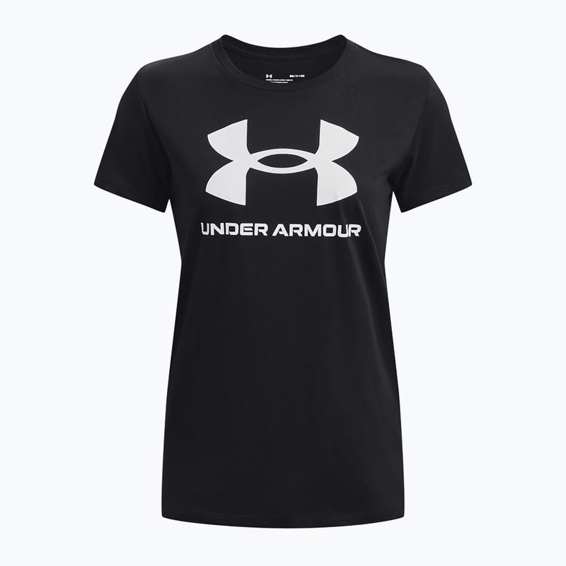 Дамска тениска с логото на Under Armour Rival hydro black/white 8