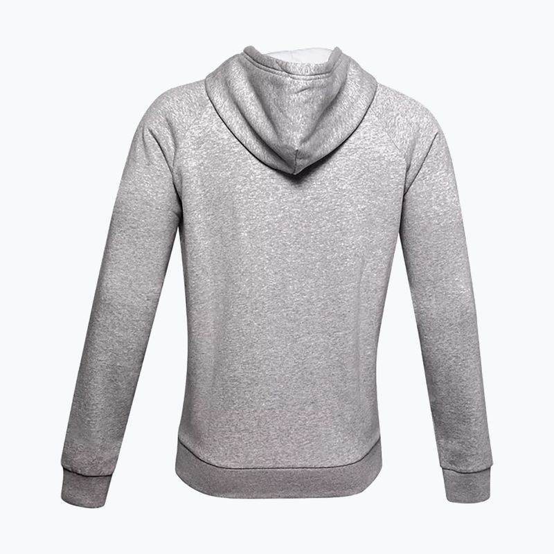 Under Armour мъжки суитшърт с качулка Rival Fleece Big Logo Hd сив 1357093 6