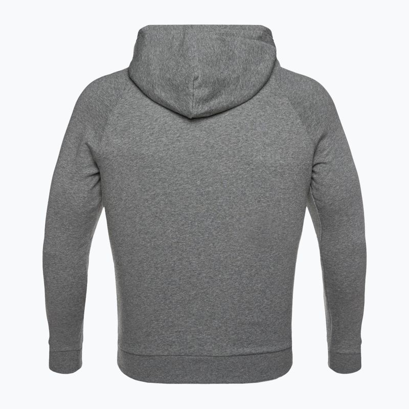 Мъжки суитшърт Under Armour Rival Hoodie pitch gray light heather/onyx white 9