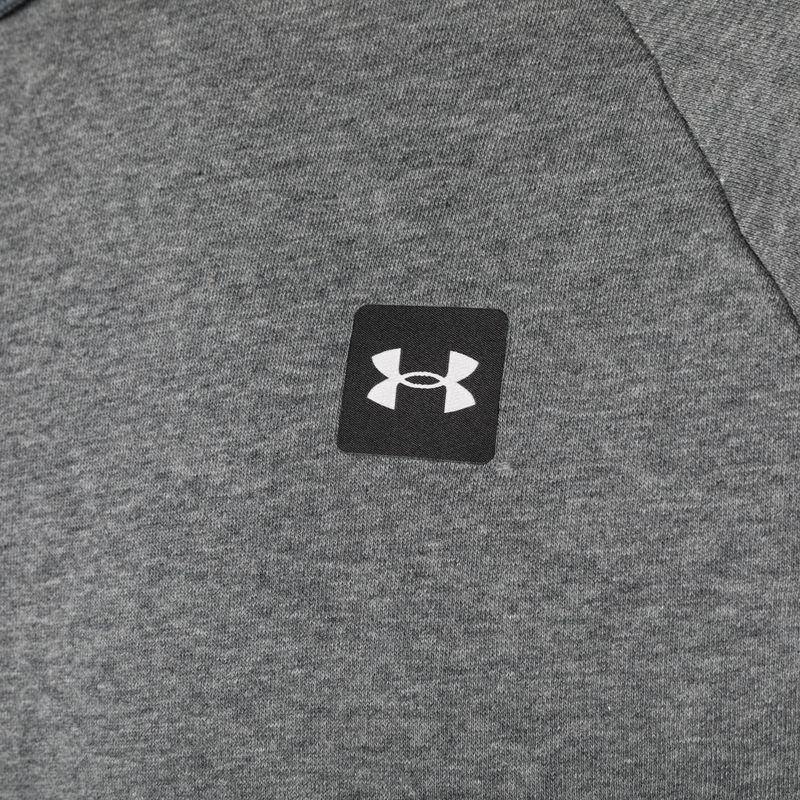 Мъжки суитшърт Under Armour Rival Hoodie pitch gray light heather/onyx white 10