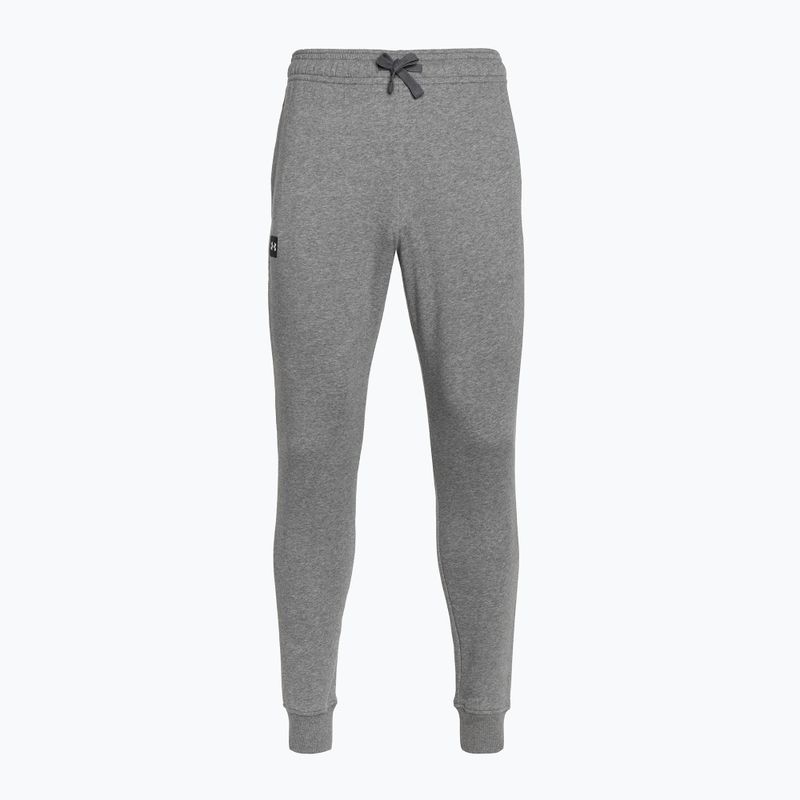 Мъжки тренировъчни панталони Under Armour Rival Fleece Joggers сив 1357128 5