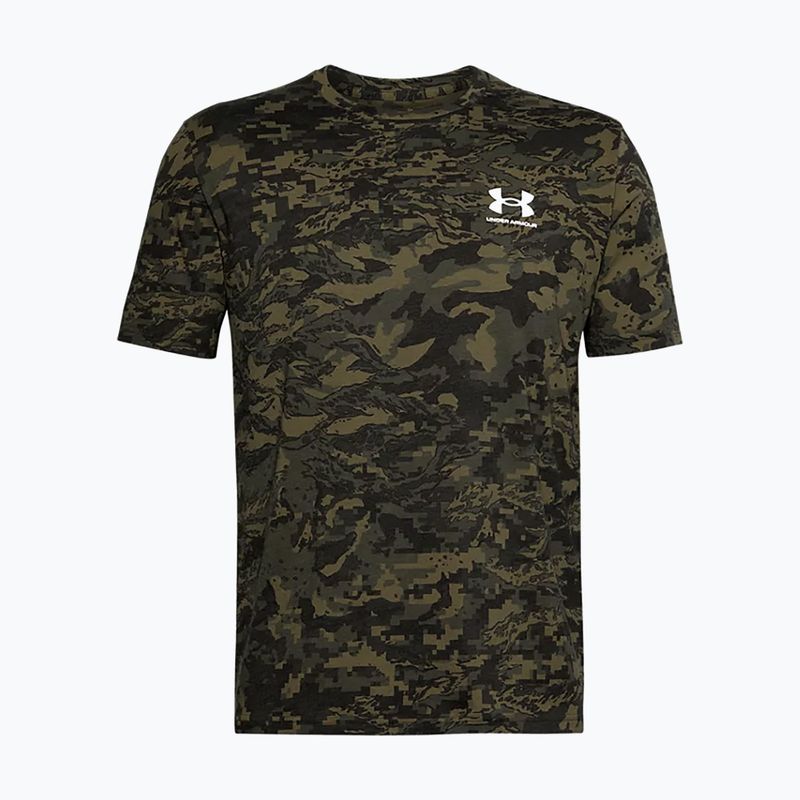Under Armour ABC Camo зелена мъжка тениска за обучение 1357727-001 5