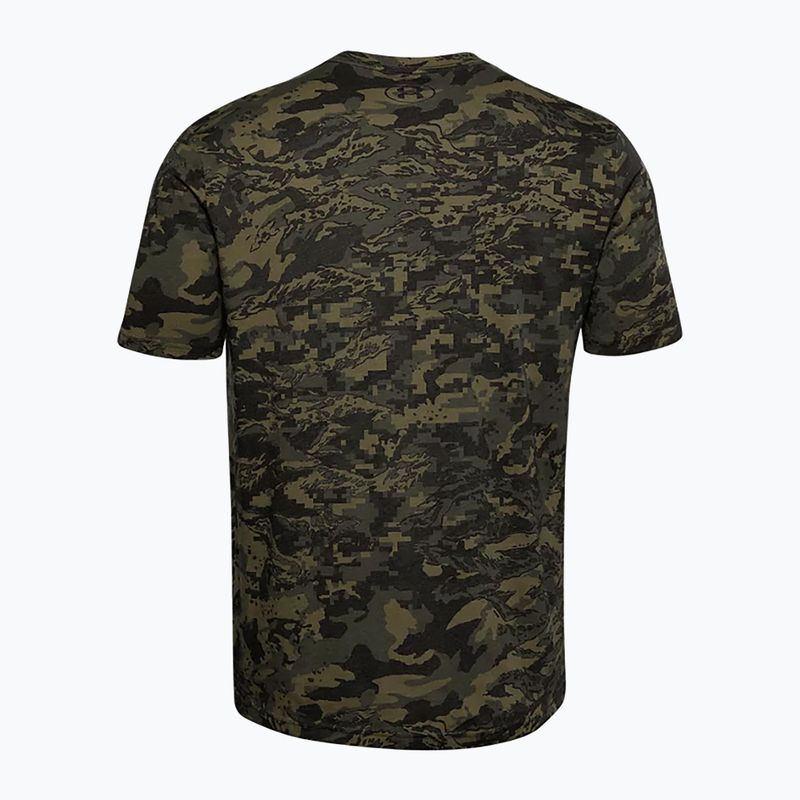 Under Armour ABC Camo зелена мъжка тениска за обучение 1357727-001 6