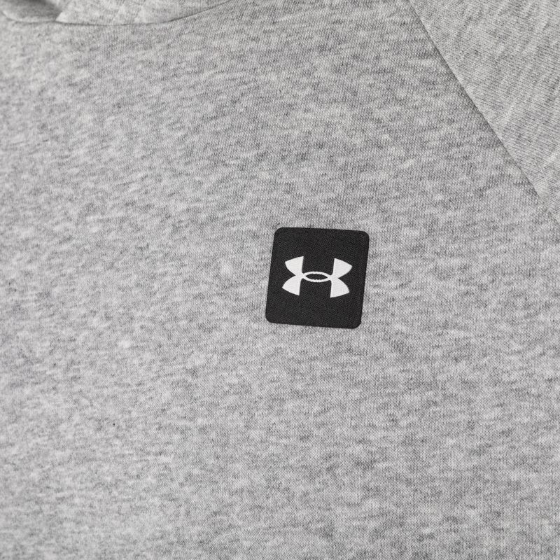 Мъжки суитшърт Under Armour Rival Hoodie mod gray light heather/black 10