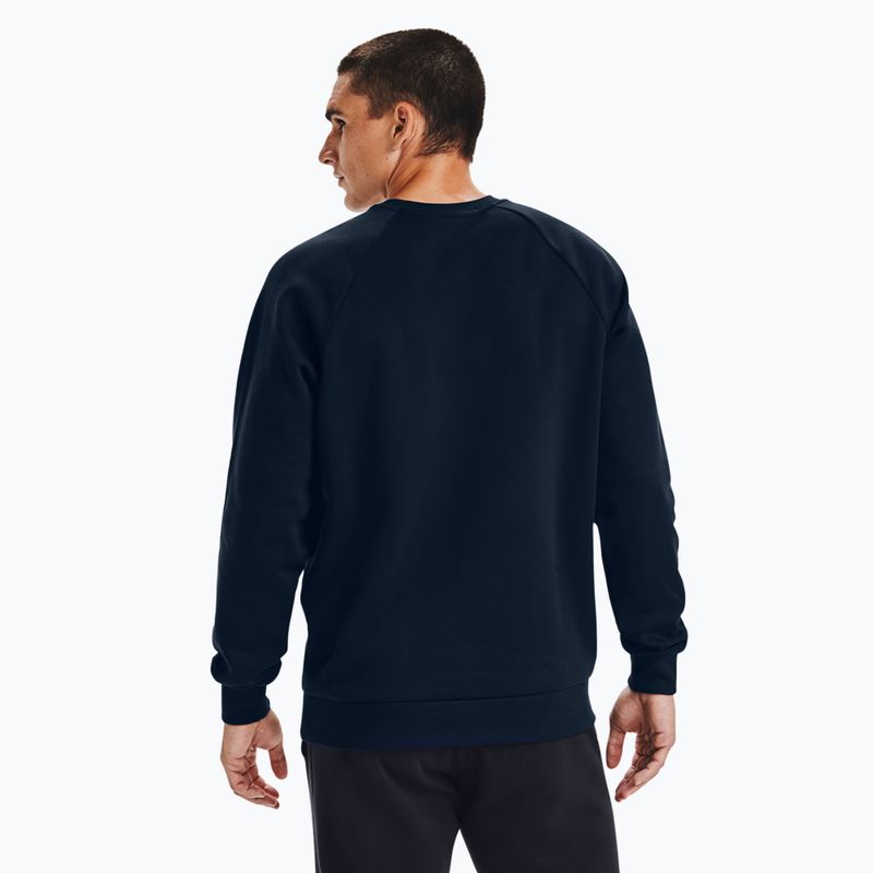 Мъжки суитшърт Under Armour Rival Fleece Crew в тъмносиньо 6