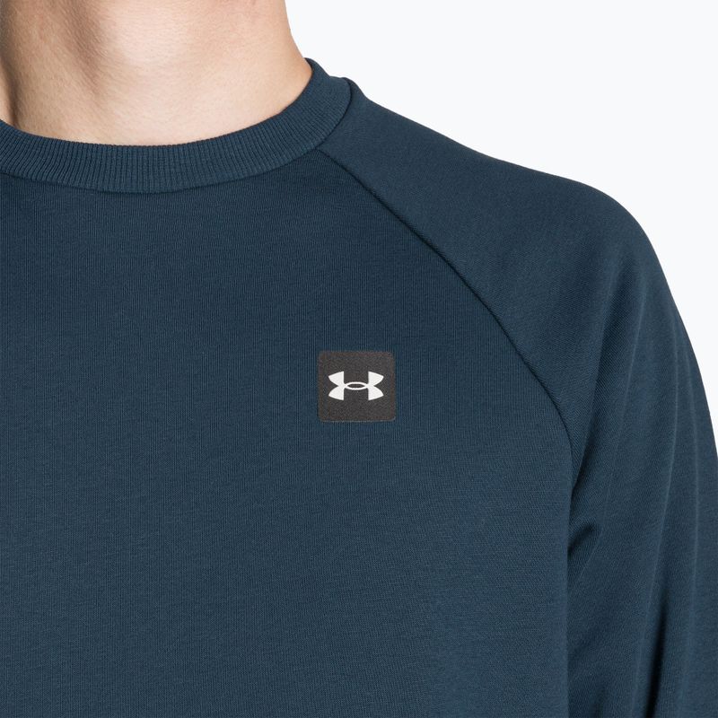 Мъжки суитшърт Under Armour Rival Fleece Crew в тъмносиньо 5