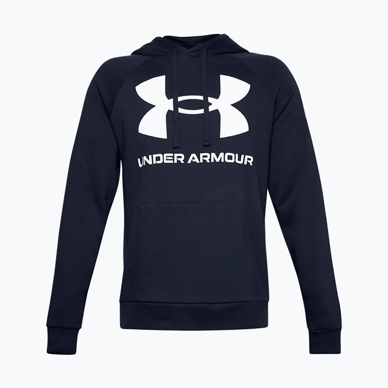 Under Armour мъжка блуза с качулка Rival Fleece Big Logo Hd тъмно синьо 1357093 5