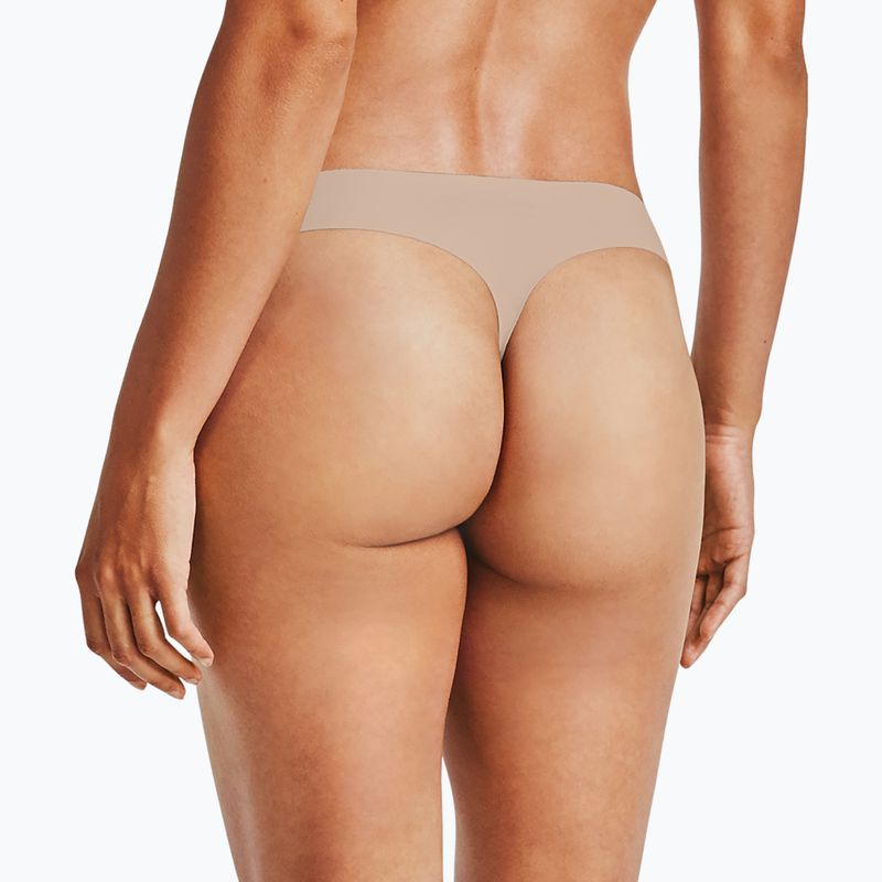 Under Armour Ps Thong дамски слипове 3 бр. black/beige/graphite 4