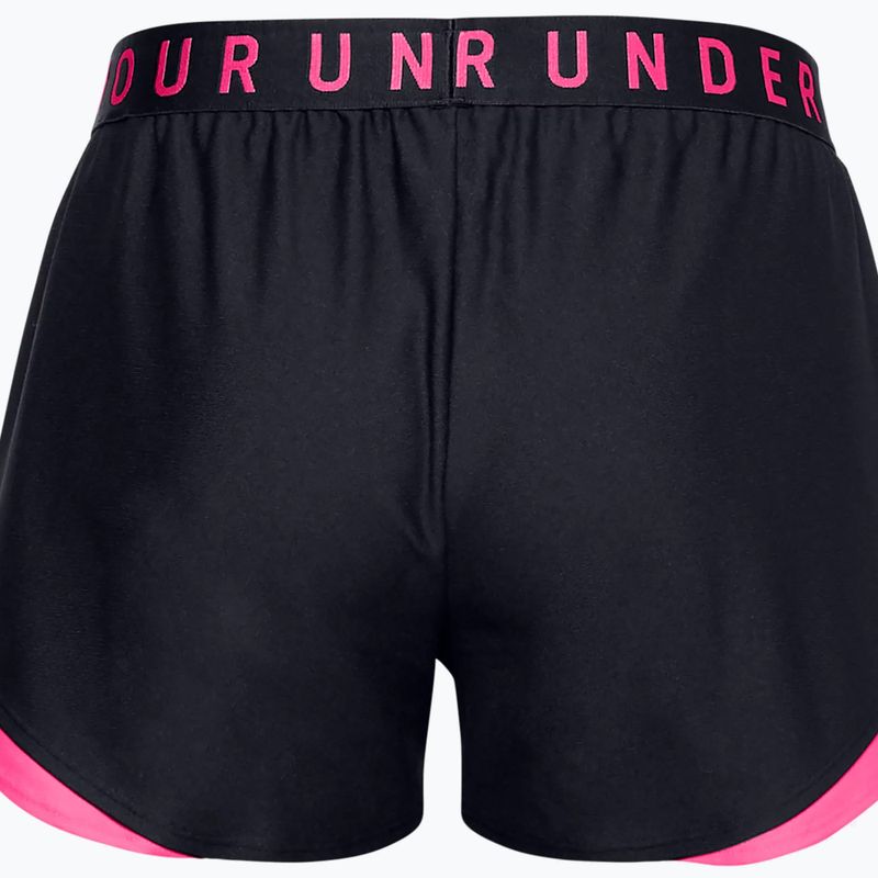 Under Armour Play Up 3.0 дамски къси панталони за тренировка черно/розово 1344552 4
