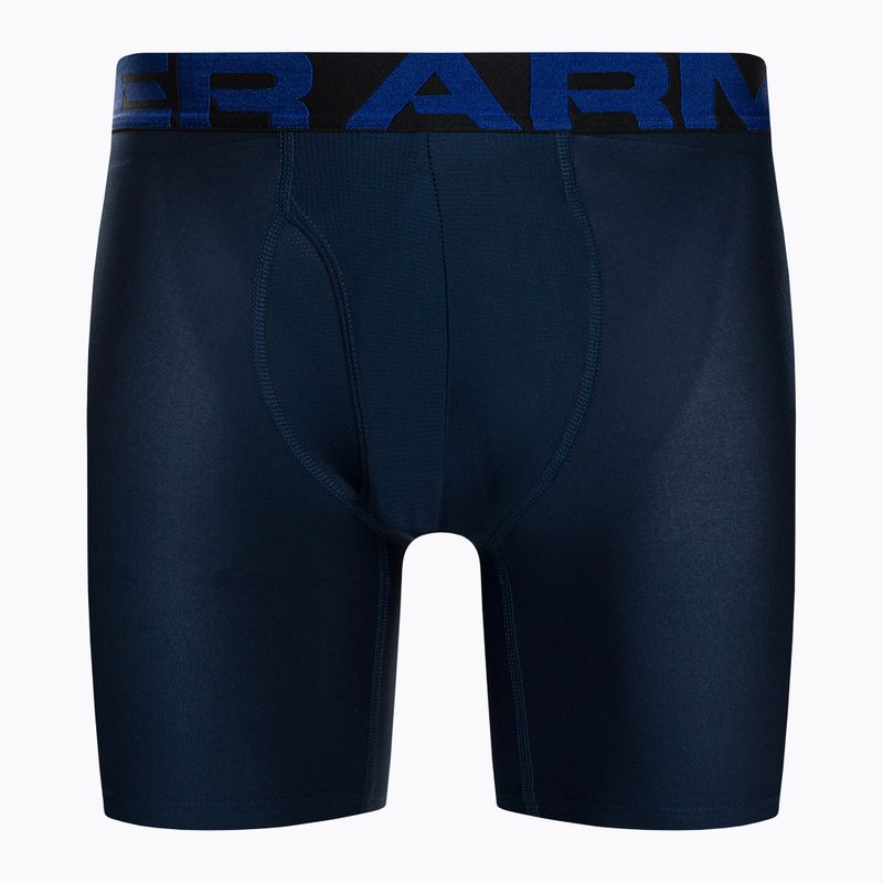 Мъжки боксерки Under Armour Ua Tech 6In 2-Pack сиви 1363619-408 5