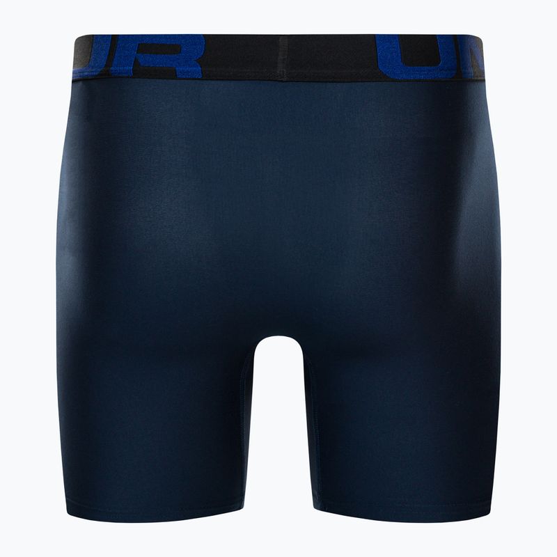 Мъжки боксерки Under Armour Ua Tech 6In 2-Pack сиви 1363619-408 6