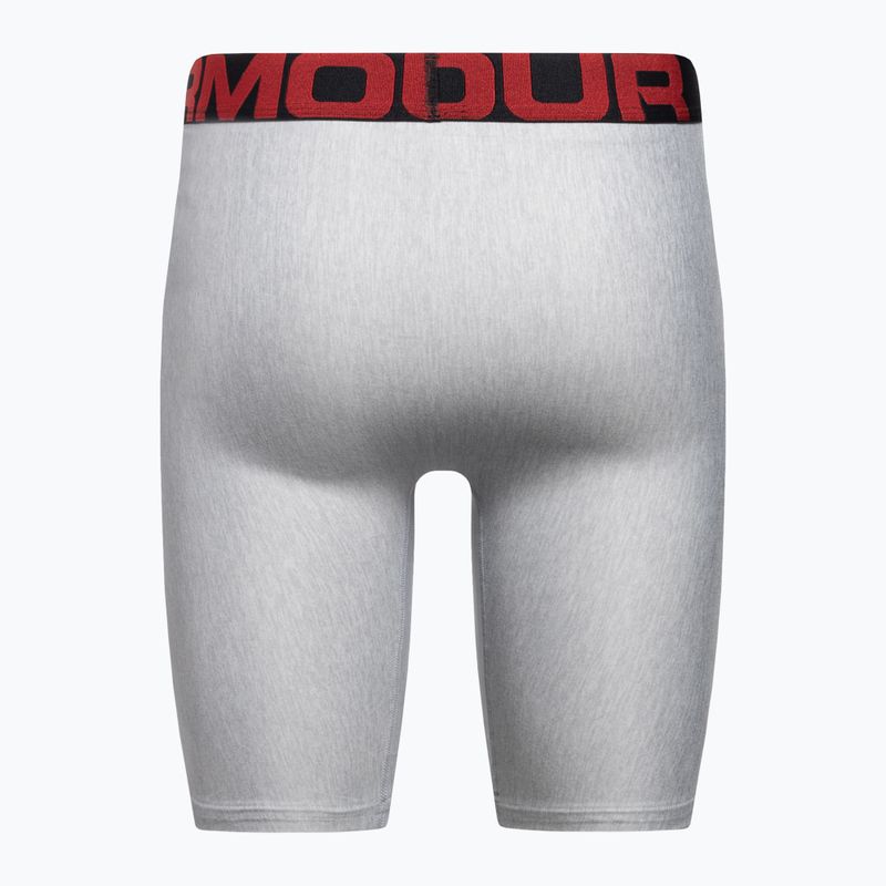 Мъжки боксерки Under Armour Ua Tech 9In 2-Pack сиви 1363622-011 3