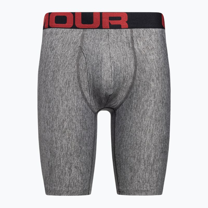 Мъжки боксерки Under Armour Ua Tech 9In 2-Pack сиви 1363622-011 5