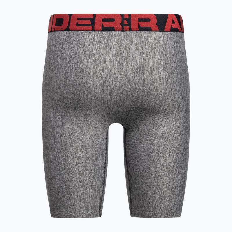 Мъжки боксерки Under Armour Ua Tech 9In 2-Pack сиви 1363622-011 6