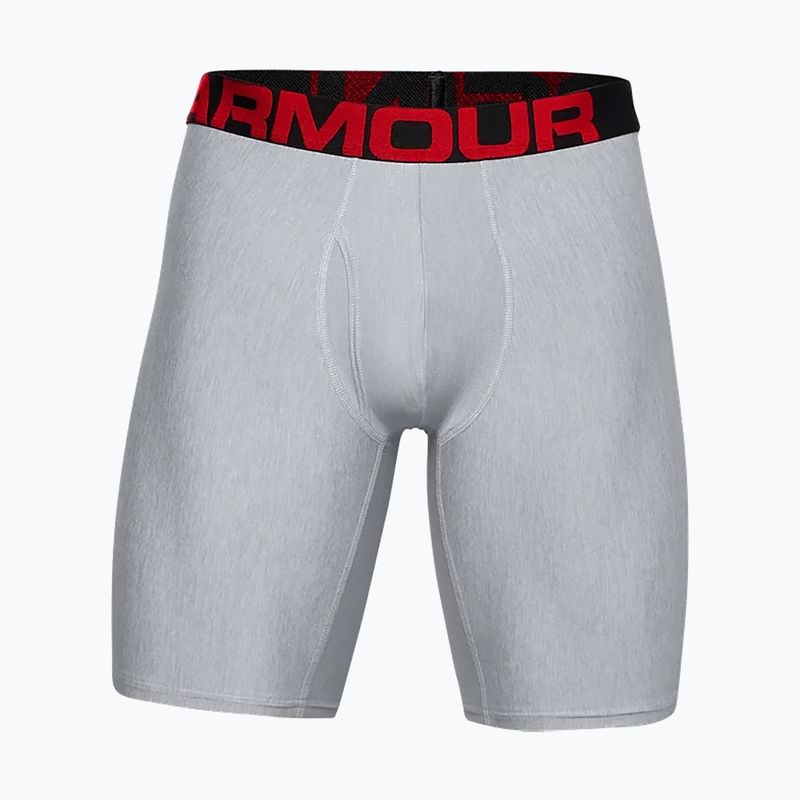 Мъжки боксерки Under Armour Ua Tech 9In 2-Pack сиви 1363622-011 8