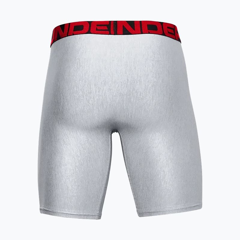 Мъжки боксерки Under Armour Ua Tech 9In 2-Pack сиви 1363622-011 9