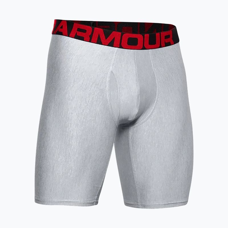 Мъжки боксерки Under Armour Ua Tech 9In 2-Pack сиви 1363622-011 10