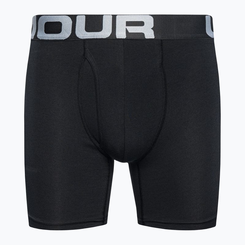 Мъжки боксерки Under Armour Charged Cotton 6 3 бр. Опаковка черно 1363617 2