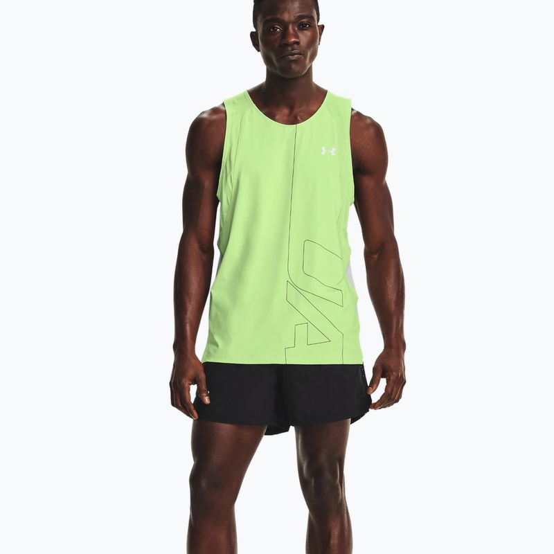 Мъжки къси панталони за бягане Under Armour Launch Sw 5'', черни 1361492 3
