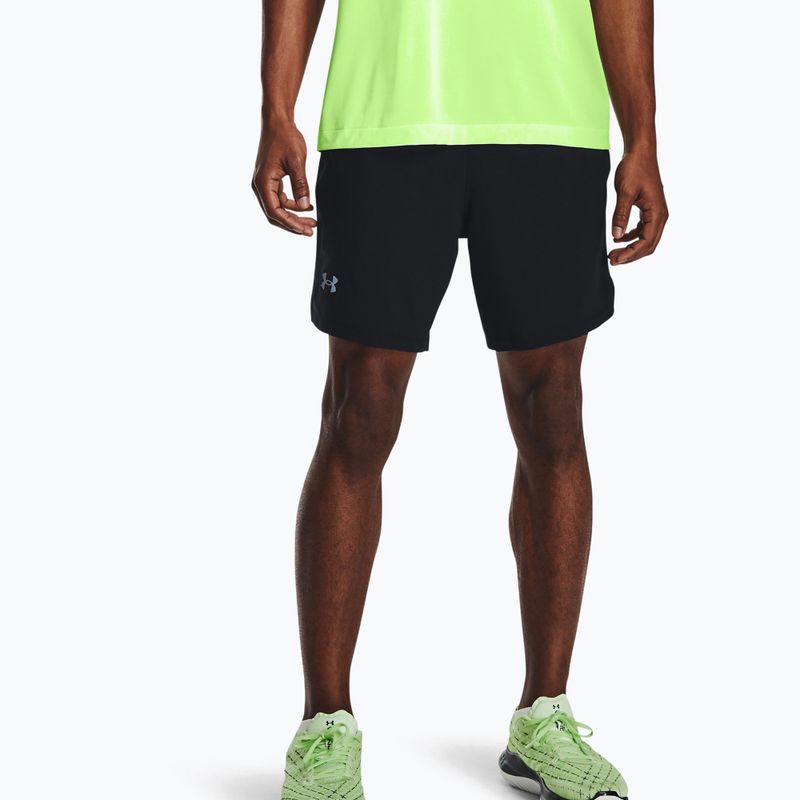 Къси панталони за бягане за мъже Under Armour Launch Sw 7'' 2N1 black 1361497-001 3