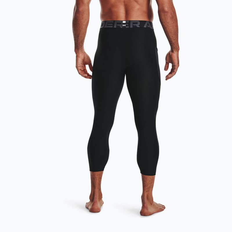 Мъжки гамаши Under Armour HG Armour 3/4 black/white 2