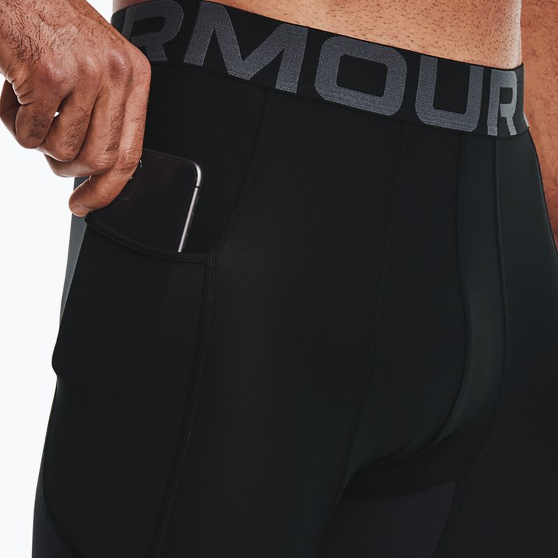 Мъжки гамаши Under Armour HG Armour 3/4 black/white 3