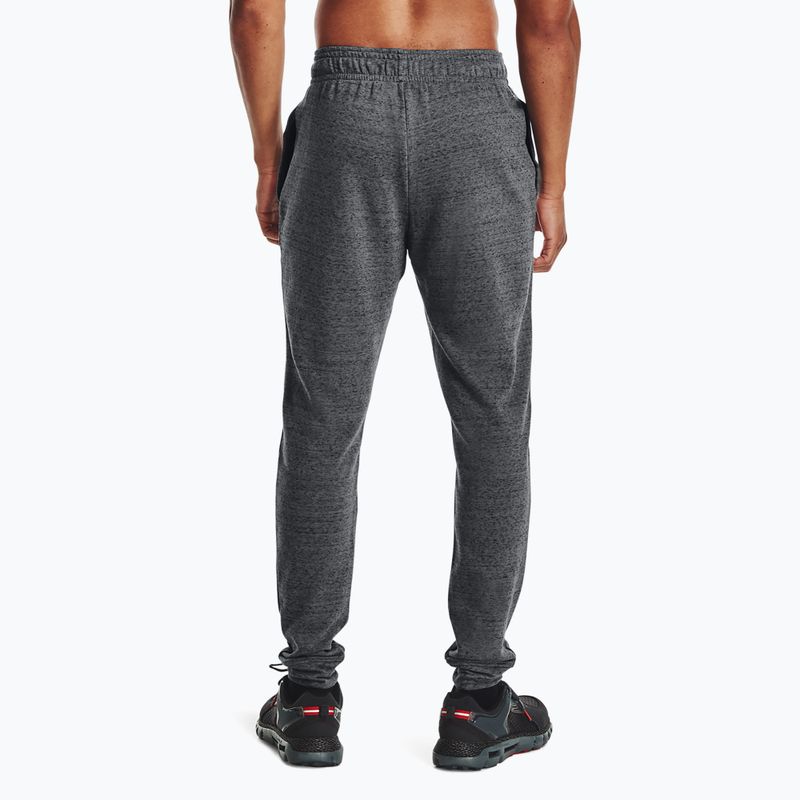 Мъжки панталони Under Armour Ua Rival Terry Jogger pitch gray light heather/onyx white 3