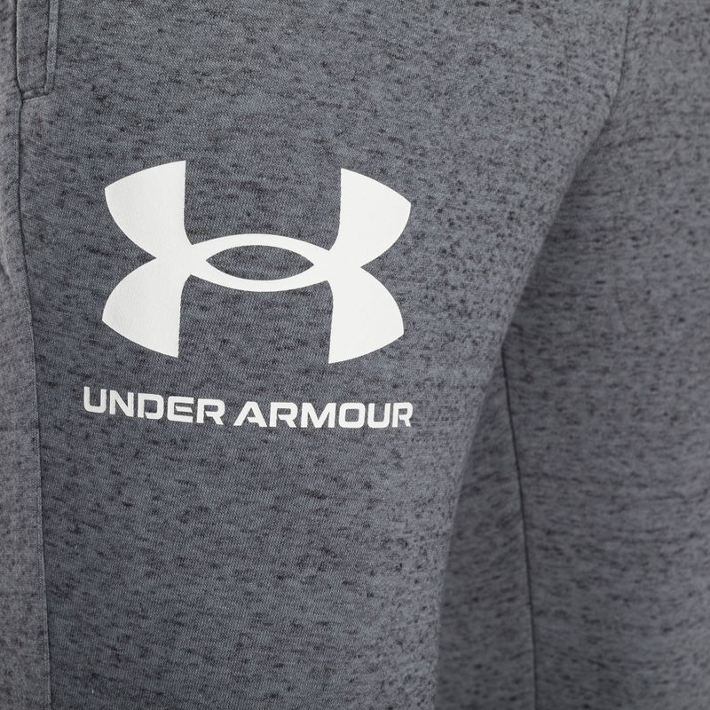 Мъжки панталони Under Armour Ua Rival Terry Jogger pitch gray light heather/onyx white 7