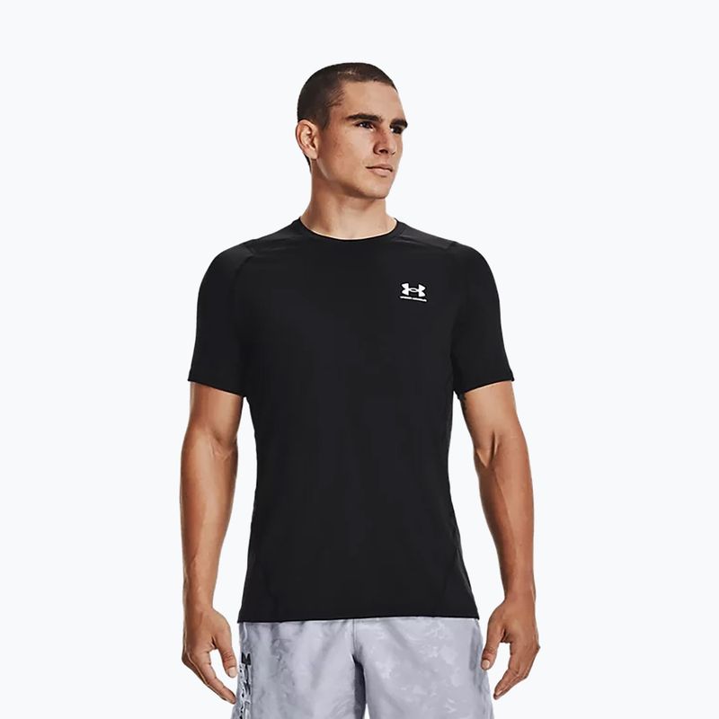 Under Armour HeatGear Armour Fitted мъжка тренировъчна тениска черна 1361683