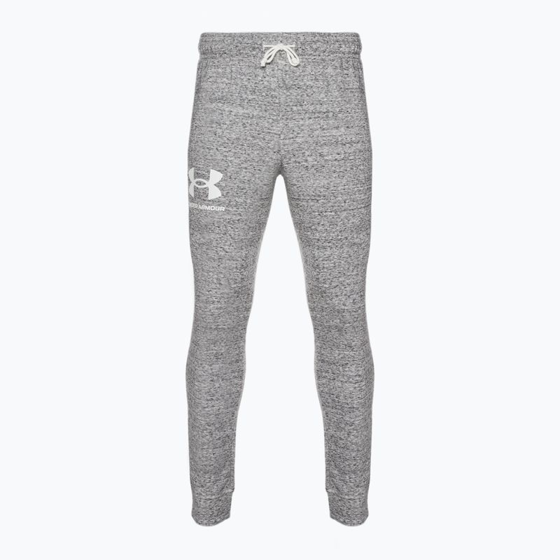 Мъжки панталони Under Armour Ua Rival Terry Jogger сиво/меланж 5