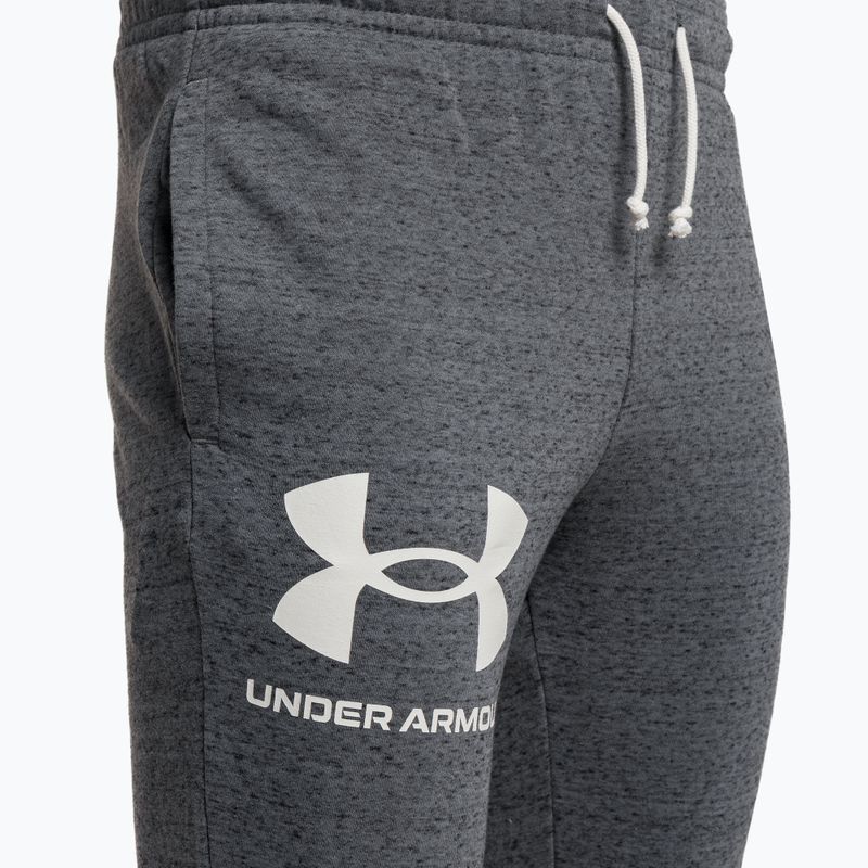 Мъжки панталони за тренировка Under Armour Ua Rival Terry сив 1361644 3