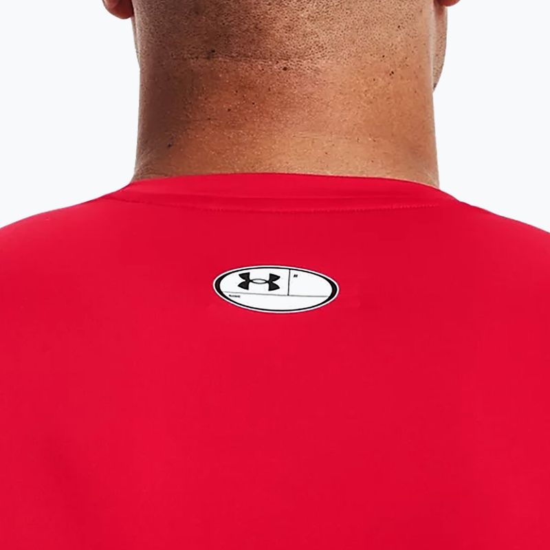 Мъжка тренировъчна тениска Under Armour Ua Hg Armour Comp SS червена 1361518-600 4