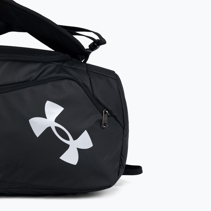Under Armour Contain Duo Sm Дъфъл чанта за тренировки черна 1361225 6