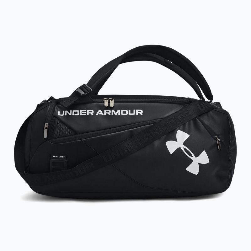 Under Armour Contain Duo Sm Дъфъл чанта за тренировки черна 1361225 9