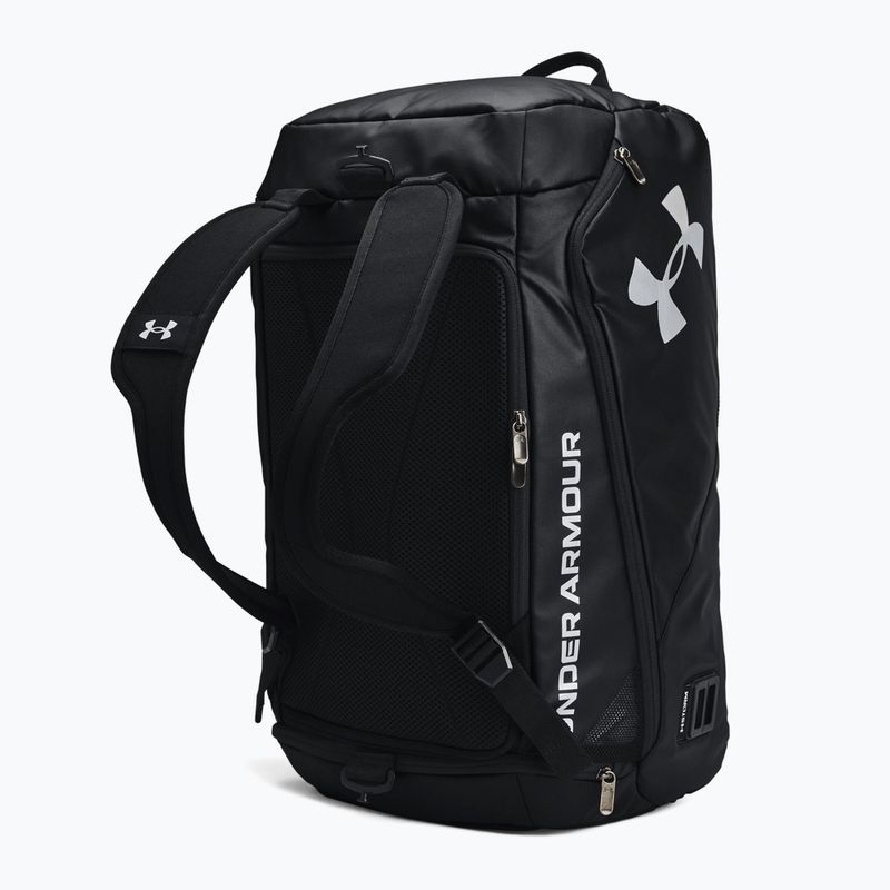 Under Armour Contain Duo Sm Дъфъл чанта за тренировки черна 1361225 11