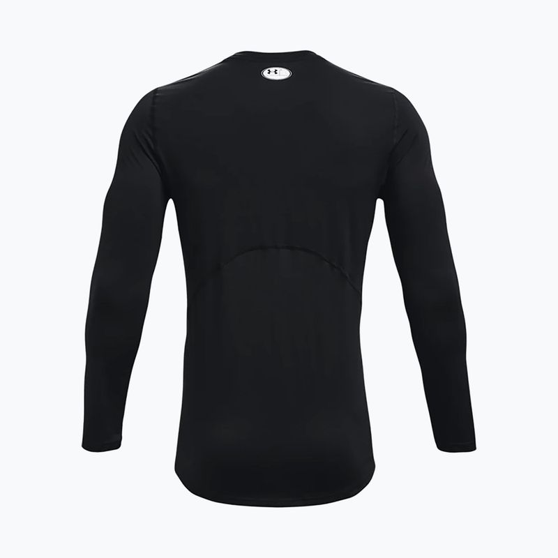 Under Armour HeatGear Armour Fitted мъжка тренировъчна тениска черна 1361506 2