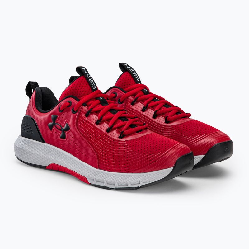 Under Armour harged Commit Tr 3 red/halo gray/black мъжки обувки за тренировка 5