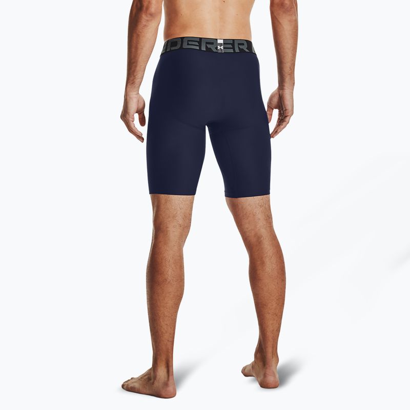 Мъжки къси панталони Under Armour HG Armour Long midnight navy/white 3