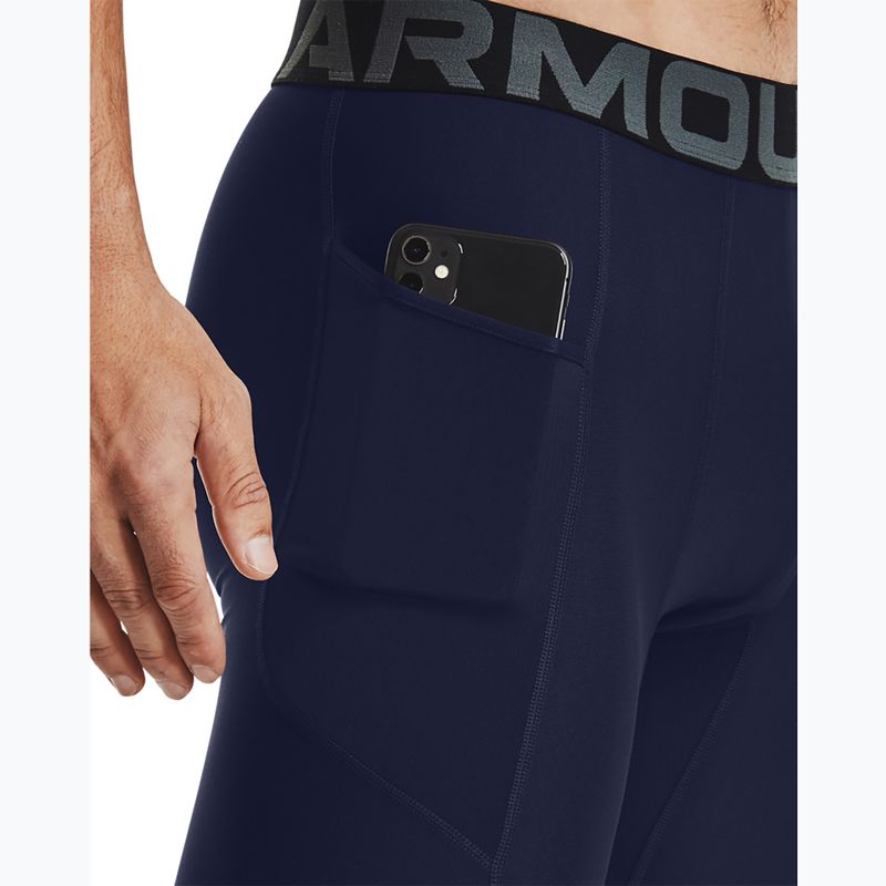 Мъжки къси панталони Under Armour HG Armour Long midnight navy/white 6