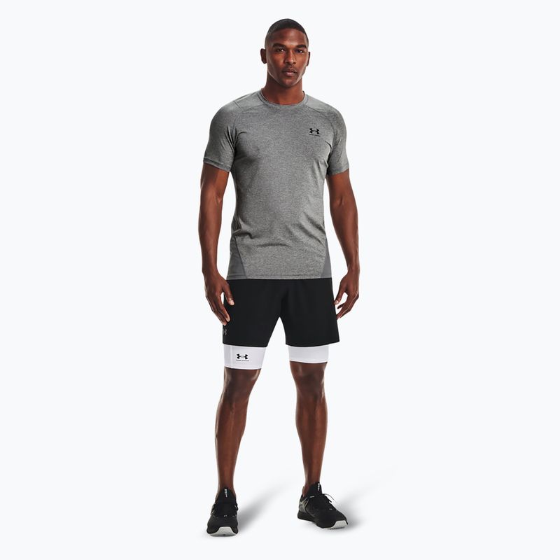 Мъжки къси панталони Under Armour HG Armour Long Shorts white/black 2