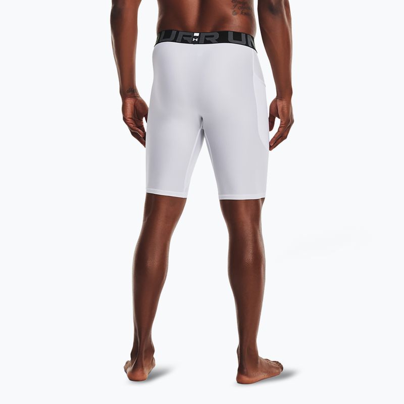 Мъжки къси панталони Under Armour HG Armour Long Shorts white/black 3