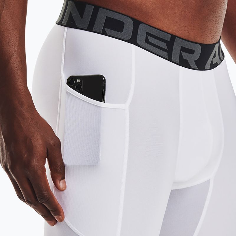 Мъжки къси панталони Under Armour HG Armour Long Shorts white/black 4