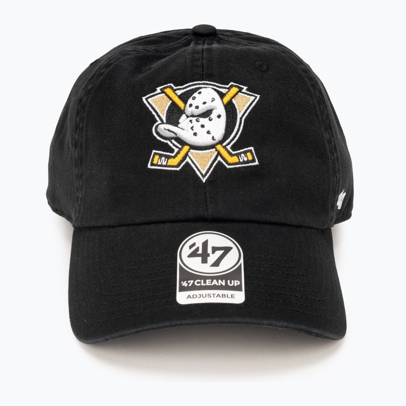 47 Марка NHL Anaheim Ducks CLEAN UP бейзболна шапка черна 4
