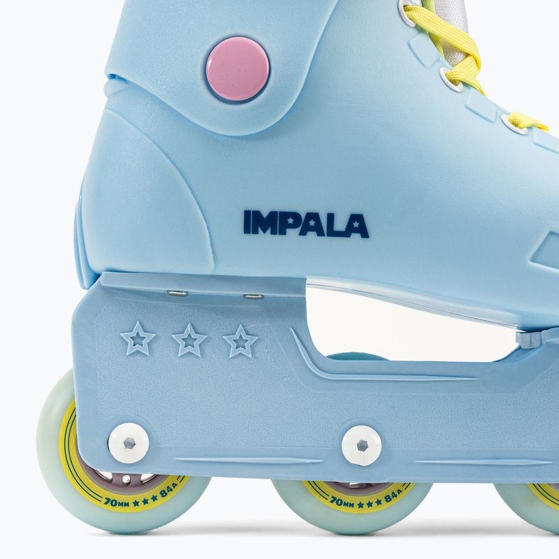 Дамски ролкови кънки IMPALA Lightspeed Inline Skate небесно синьо/жълто 7